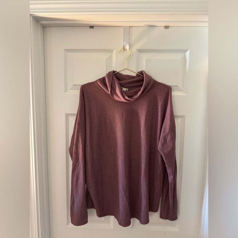 a new day Mauve Cowl Neck Tunic Top